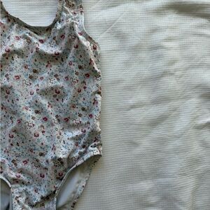 Floral Kids Swim One Piece